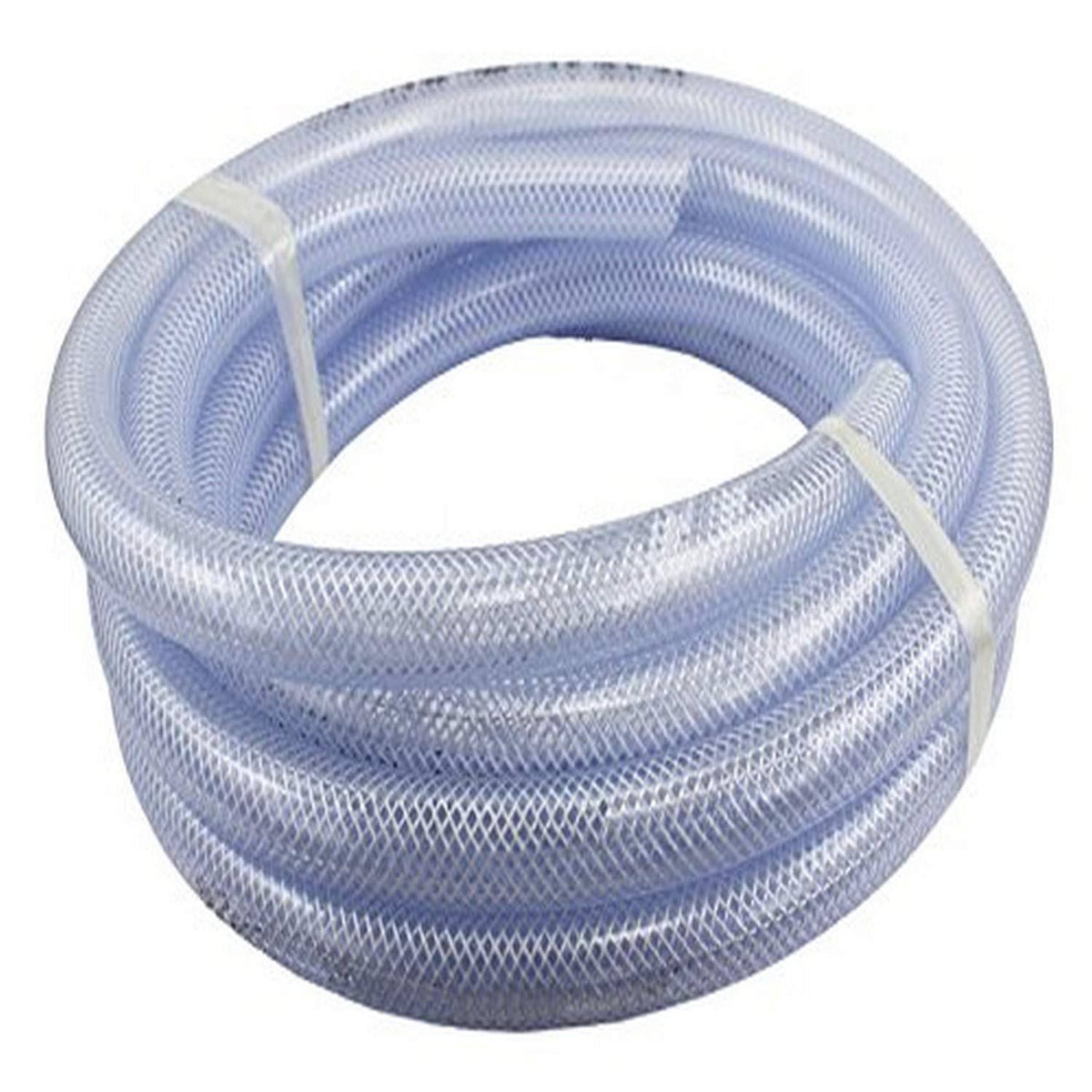 100 ft x 2x22 ID High Pressure Braided Clear PVC Tubing R5851