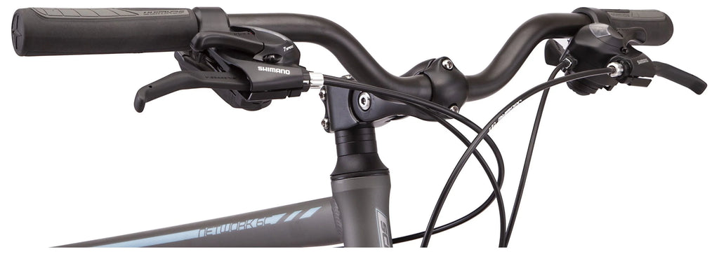 21 Speeds Hybrid Bike 700c Wheels Grey E718489