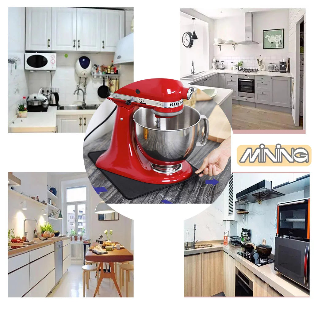 4 Pack Non-Slip Rolling Appliance Mats C71597