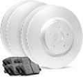 Carbon Front Rear Brake Rotors with Ceramic Brake Pads and Hardware Kit F234
