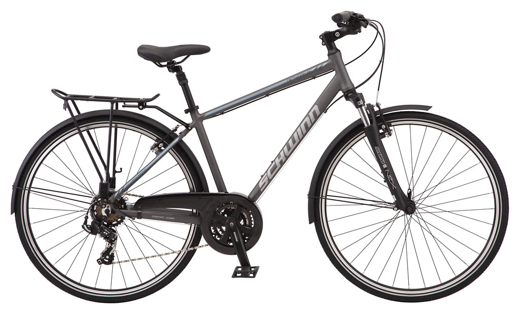21 Speeds Hybrid Bike 700c Wheels Grey E718489