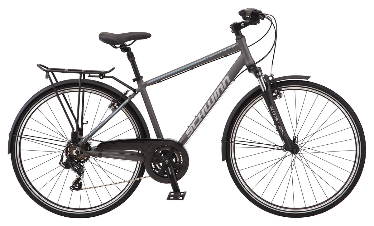 21 Speeds Hybrid Bike 700c Wheels Grey E718489