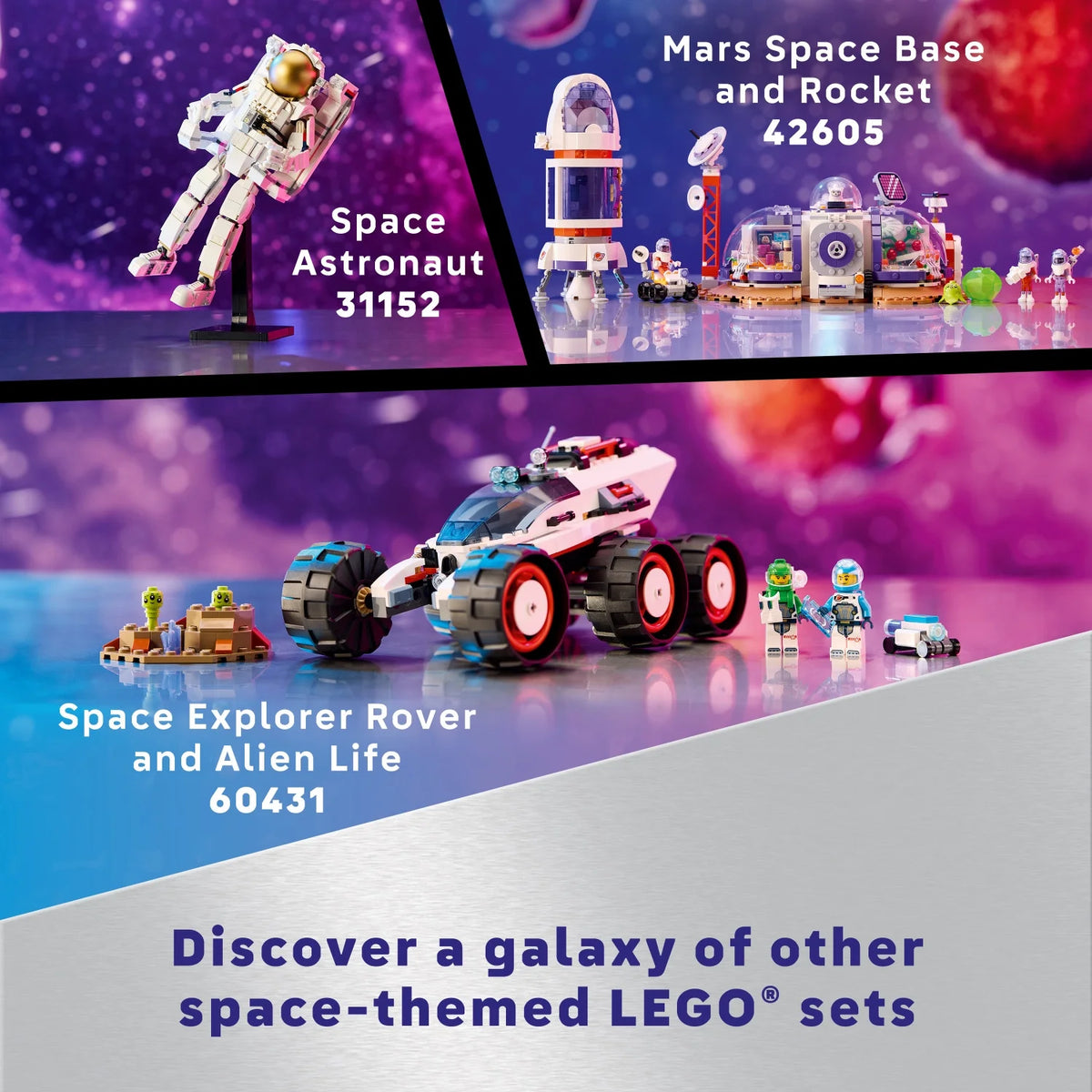 Planet Earth and Moon in Orbit Building Set A40824