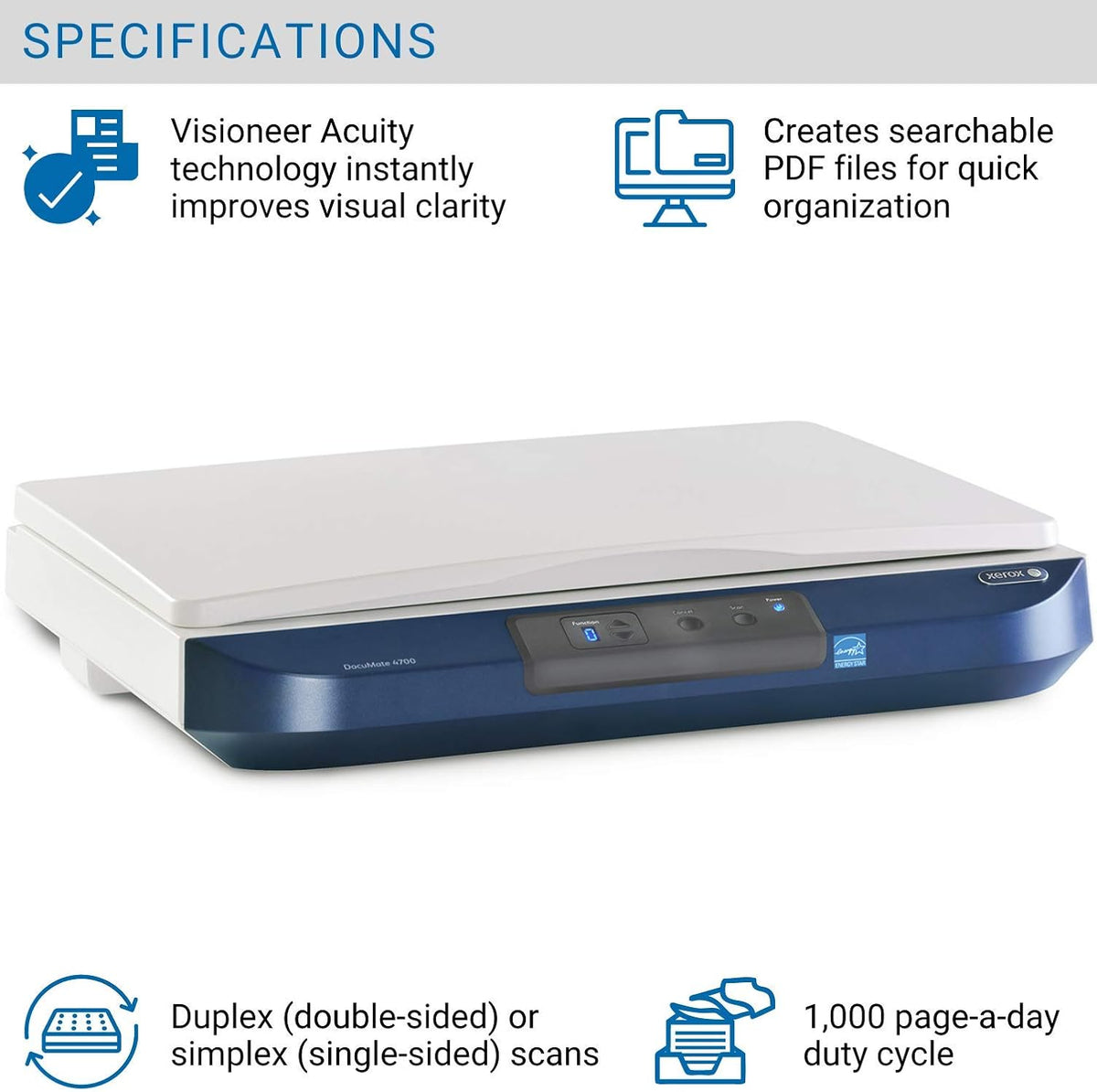 Color Document Flatbed Scanner P872523