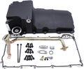 Black Aluminum Rear Sump Oil Pan A80315