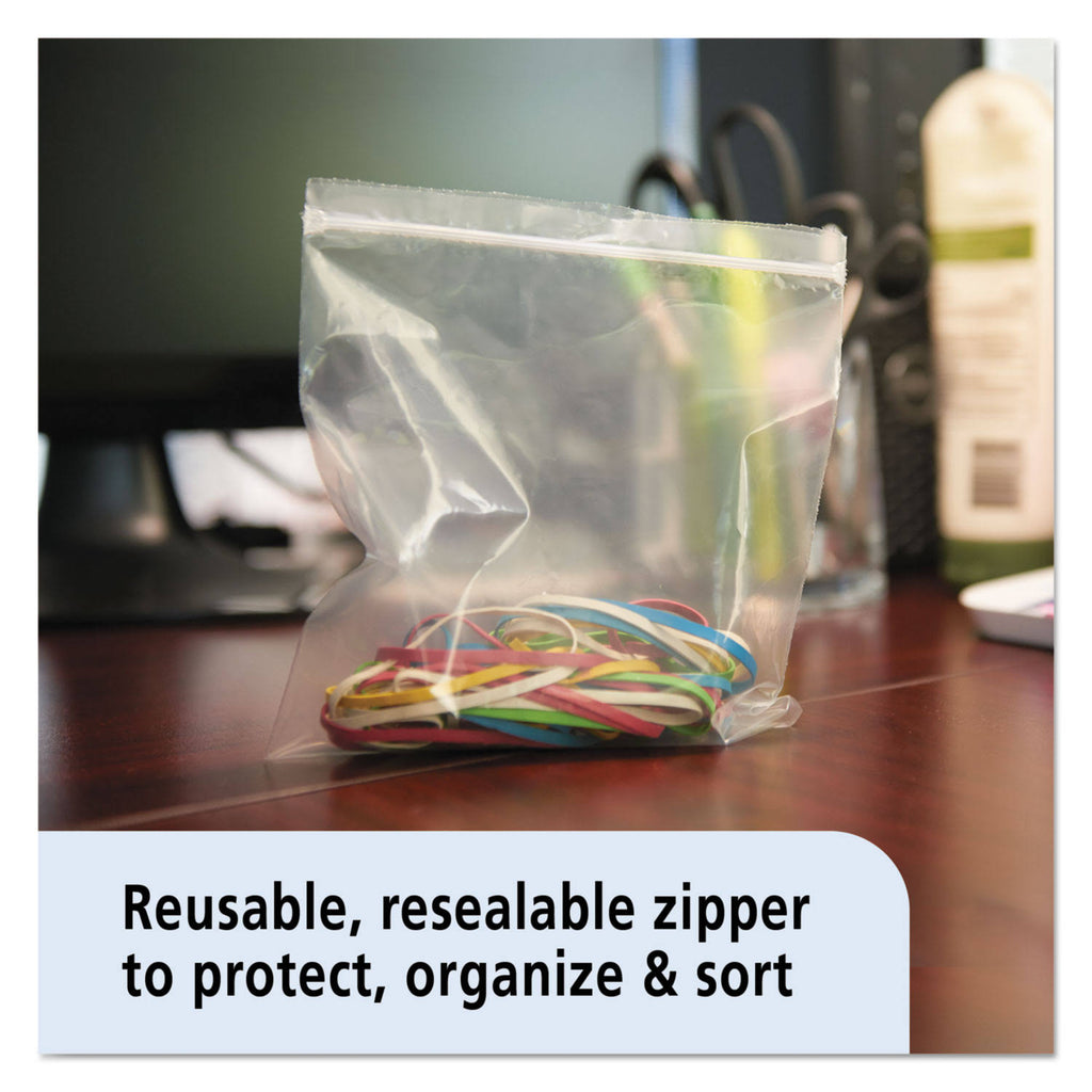 Clear 6 x 6 Zipper Seal Closure Bags, 1000/Carton L552