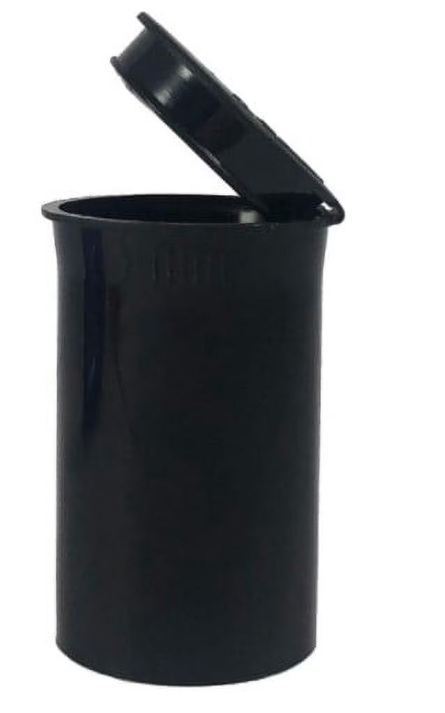 225 Pc Black Child Resistant Pop Top Vial Z587
