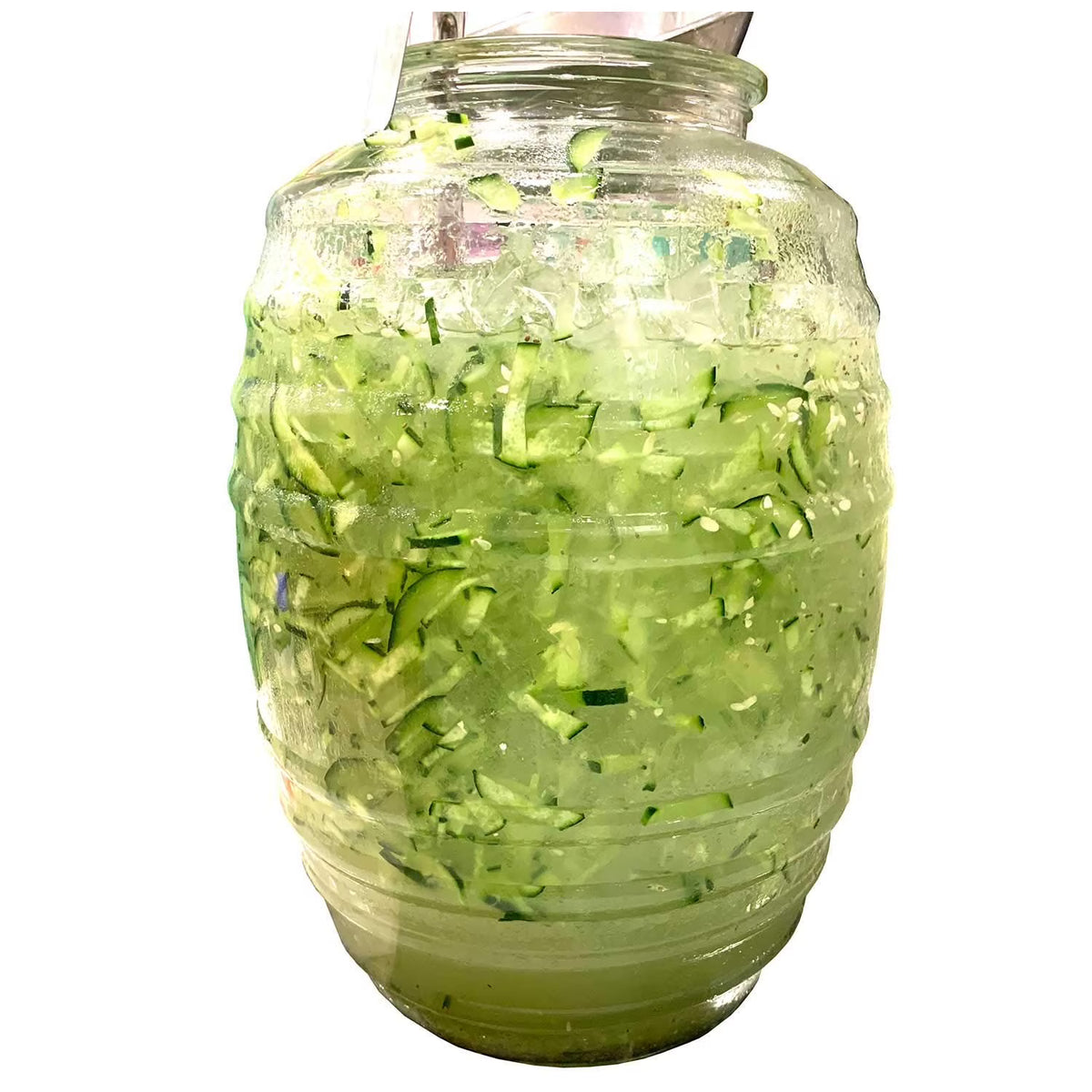 Set of 2 5 Gallon Water Jug with Lid, Clear BPA Free Plastic Y559
