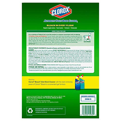 3.5 Ounce 6 Pack Toilet Bowl Cleaner Tablet K269873