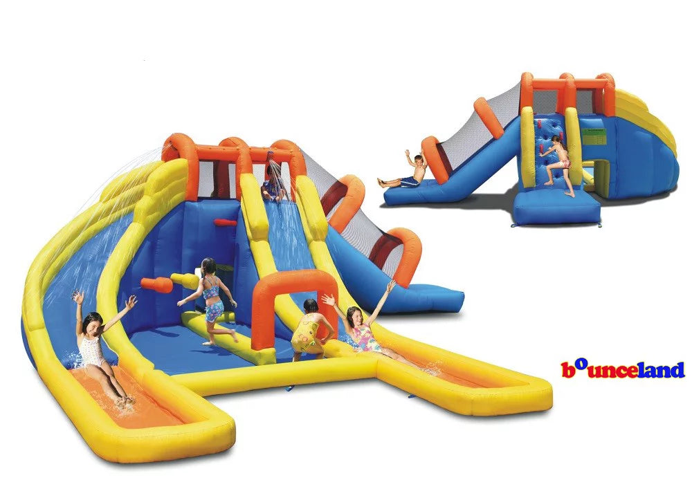 Triple Water Slides and Pool Water Park V9987