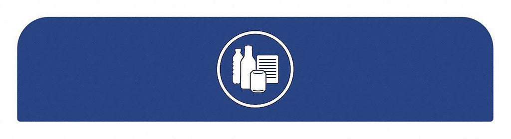 Recycling Sign, Blue U9682