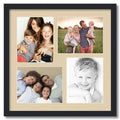 Satin Black Collage Picture Frame 4 Openings 8x10 Y3956