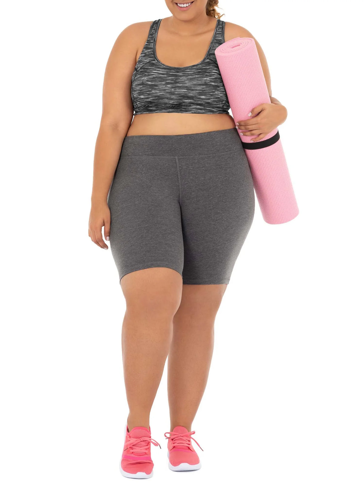 Women's Plus Size Bike Short, 2-Pack Z775