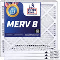 35x66x1 MERV 8 Pleated HVAC Air Filter 4-Pack L10349