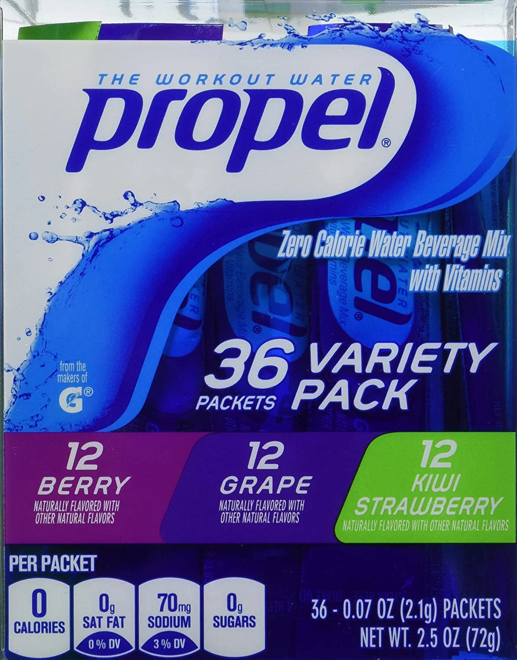 Zero Calorie Nutrient Enhanced Water Beverage Mix (36 packets) Y306452