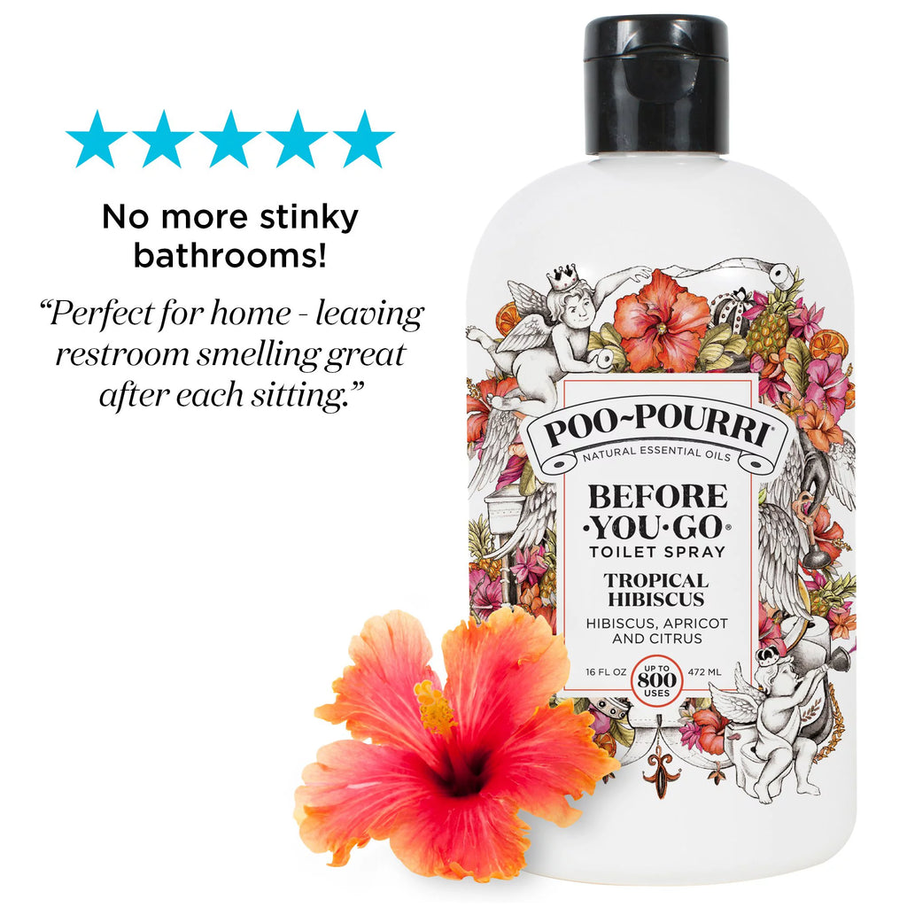 Tropical Hibiscus Scent Toilet Spray, 16 Fl oz Y380773