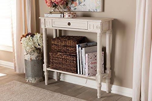 Whitewash Console Table X873168