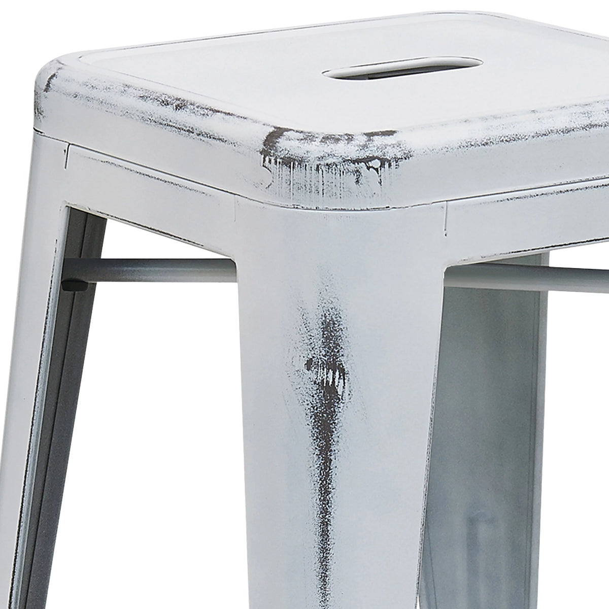 White Outdoor Bar Stool O8602