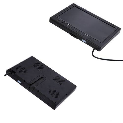 9 inch 16:9 HD 4 Split Quad Color TFT LCD Display Monitor Car Rear View Monitor L596