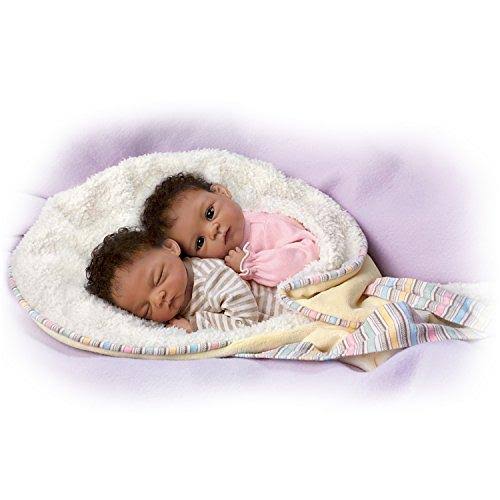 13-Inch Realistic Newborn African-American Baby Doll N8138
