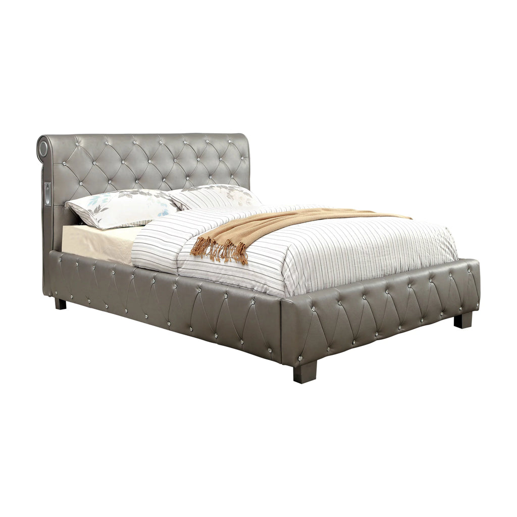California King Silver Bed L32804