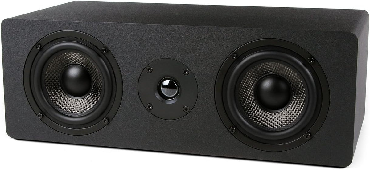 Center Channel Speaker, 2-Way, Black, Pack of 2 P7816