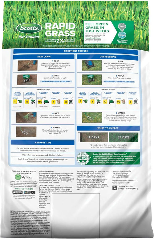 16 lbs Combination Seed & Fertilizer I436
