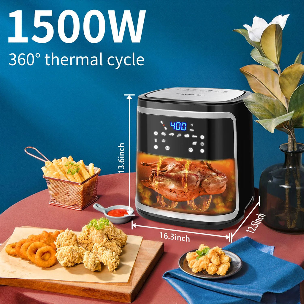 12-in-1 Smart WiFi Air Fryer 7.4 QT, Black C490869