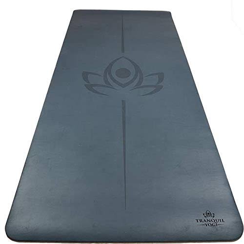 Natural Yoga and Exercise Mat with Carry Strap A975709