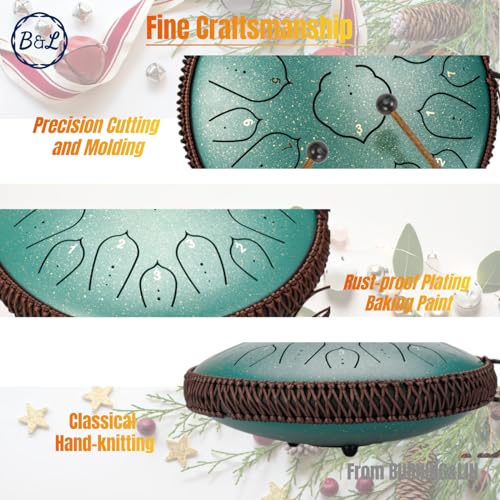 15 Notes 14 Inches Steel Tongue Drum E77559