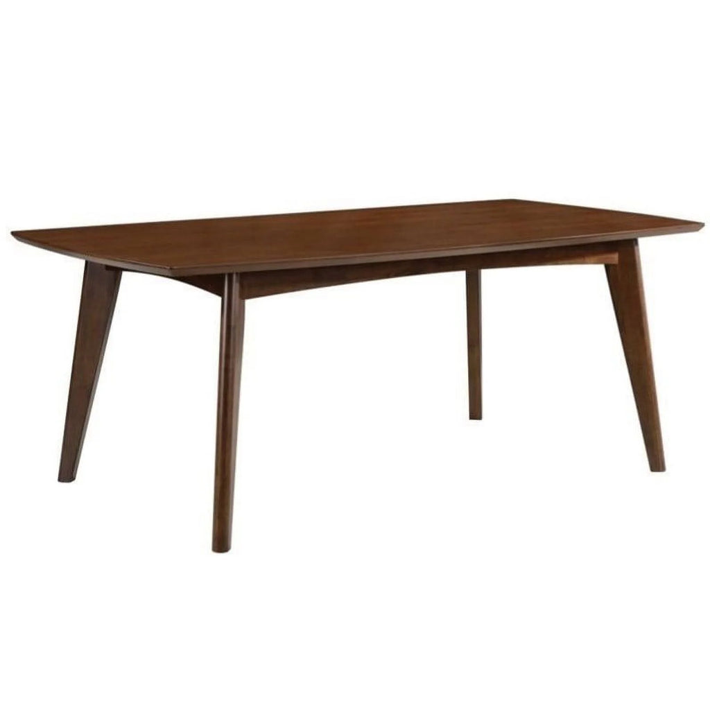 5 Piece Dining Table and 4-Chair Set in Dark Walnut F30019