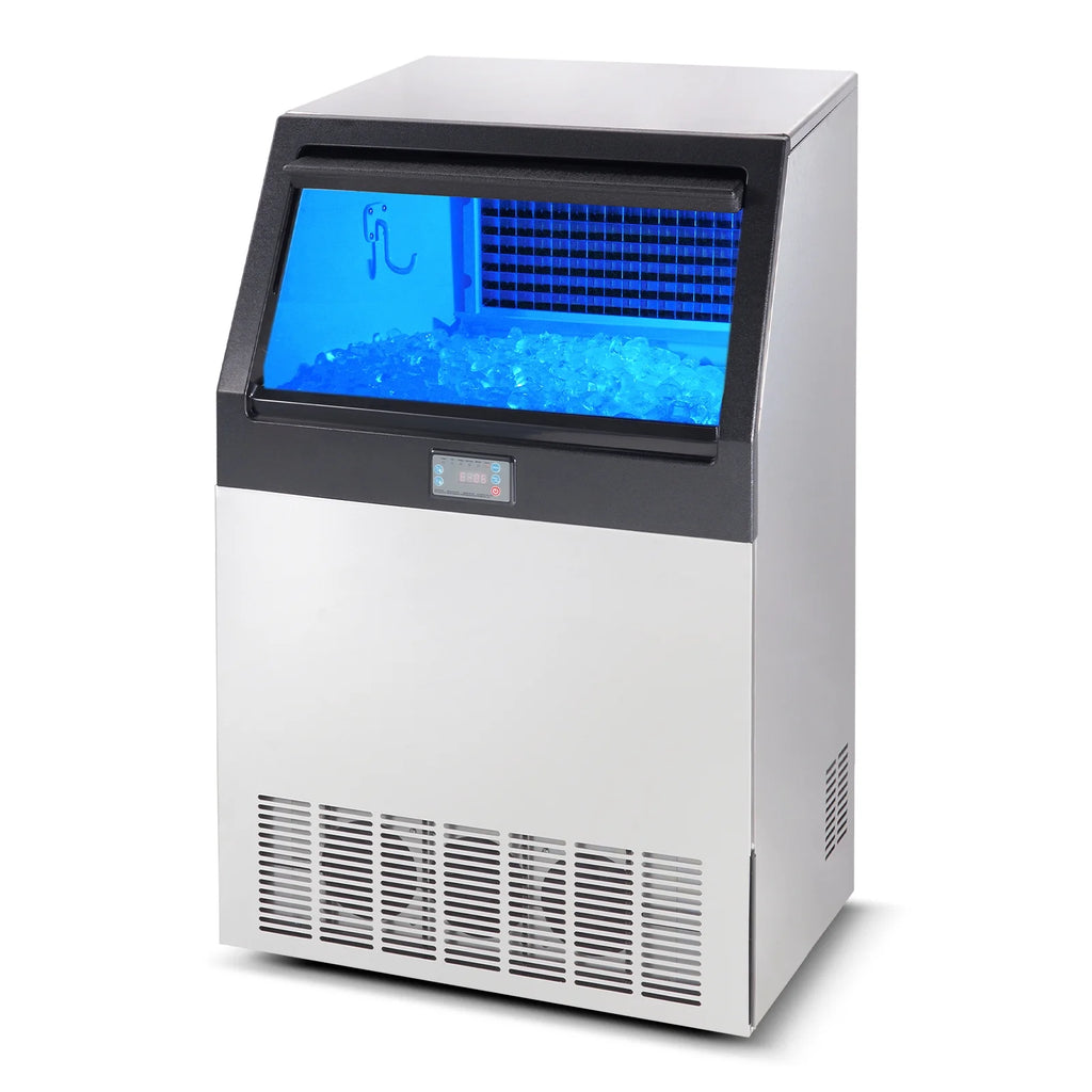 265lbs/24H Freestanding Ice Maker Cabinet Machine M7877