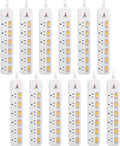 6 Outlets Surge Protector Power Strip with Individual Switch R23730
