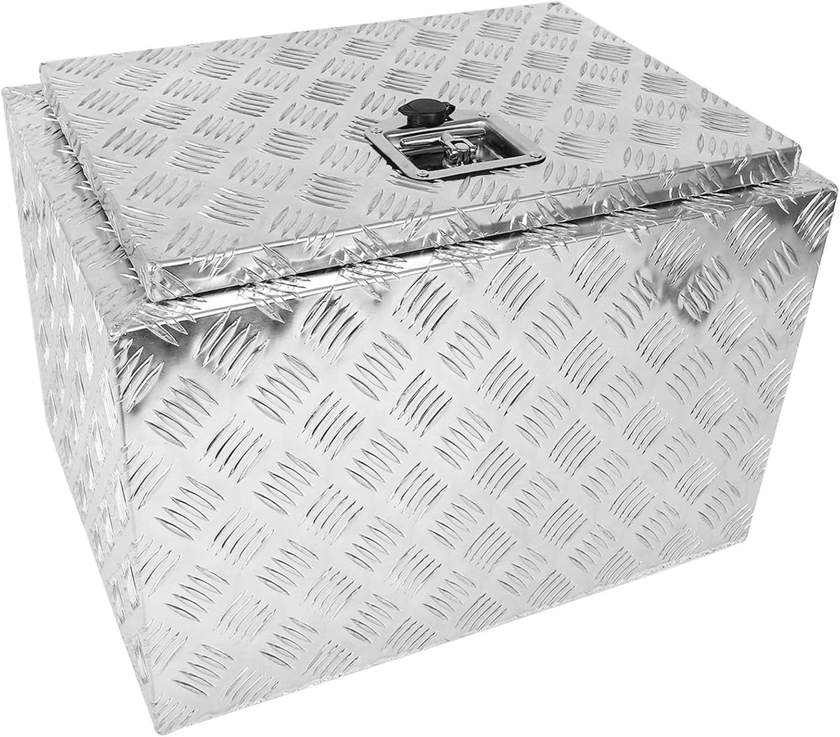 Silver Aluminum Pick Up Truck Bed Tool Box with Lock Keys Y163