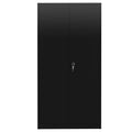 Black Steel Storage Cabinet B762