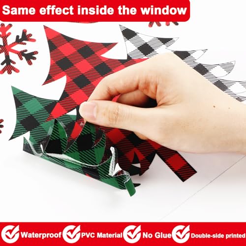 Winter Window Clings Decals Stickers E2461