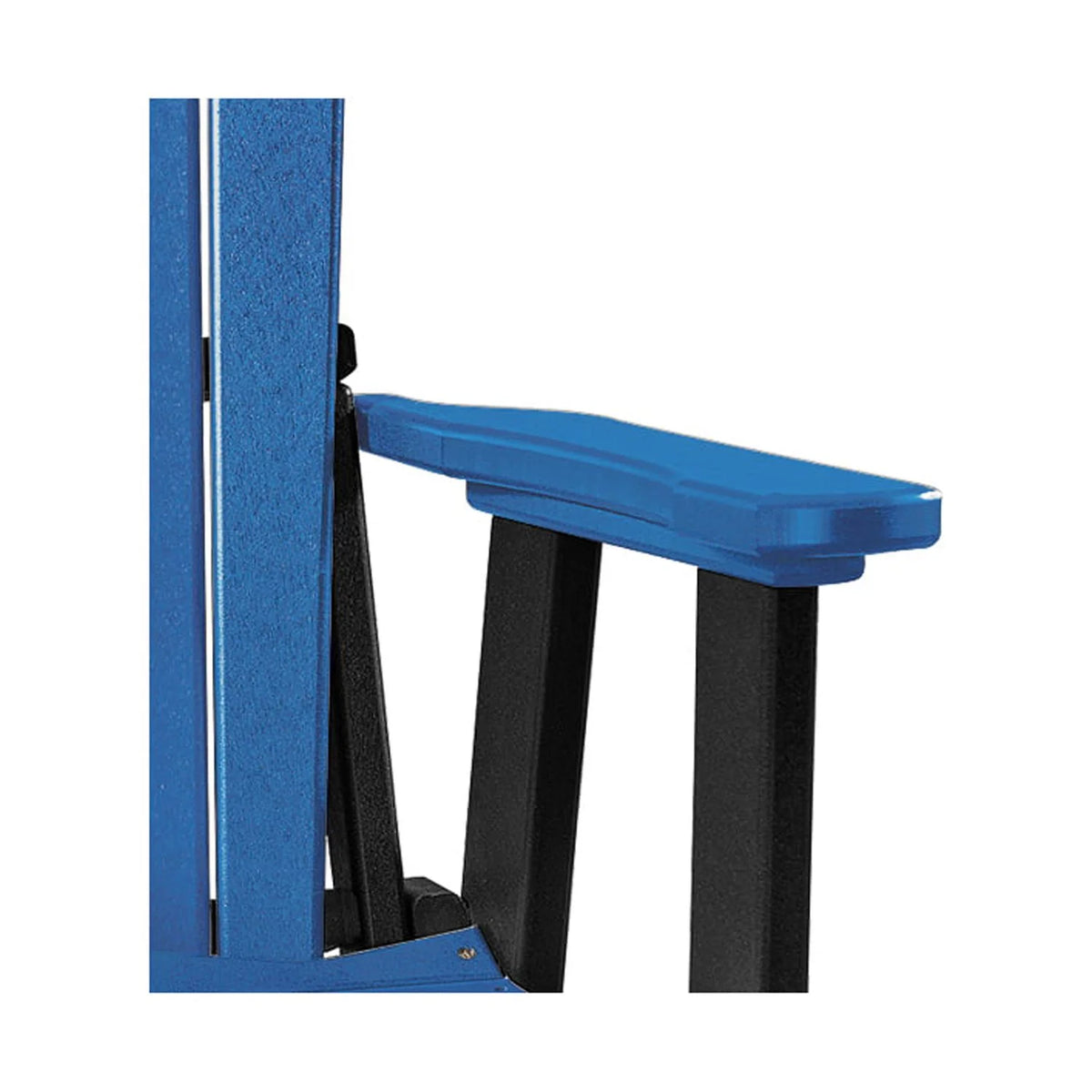 Blue Black Resin Swivel Glider D981442