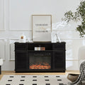 Black Oak Wood Cabinet with Embedded Furnace W318781
