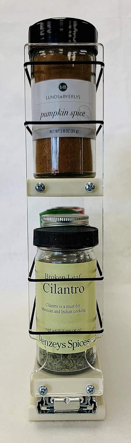 Spice Rack Narrow Space 12 Capacity Drawer Access Y4989