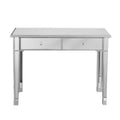 Matte Silver Storage Console Table T6514