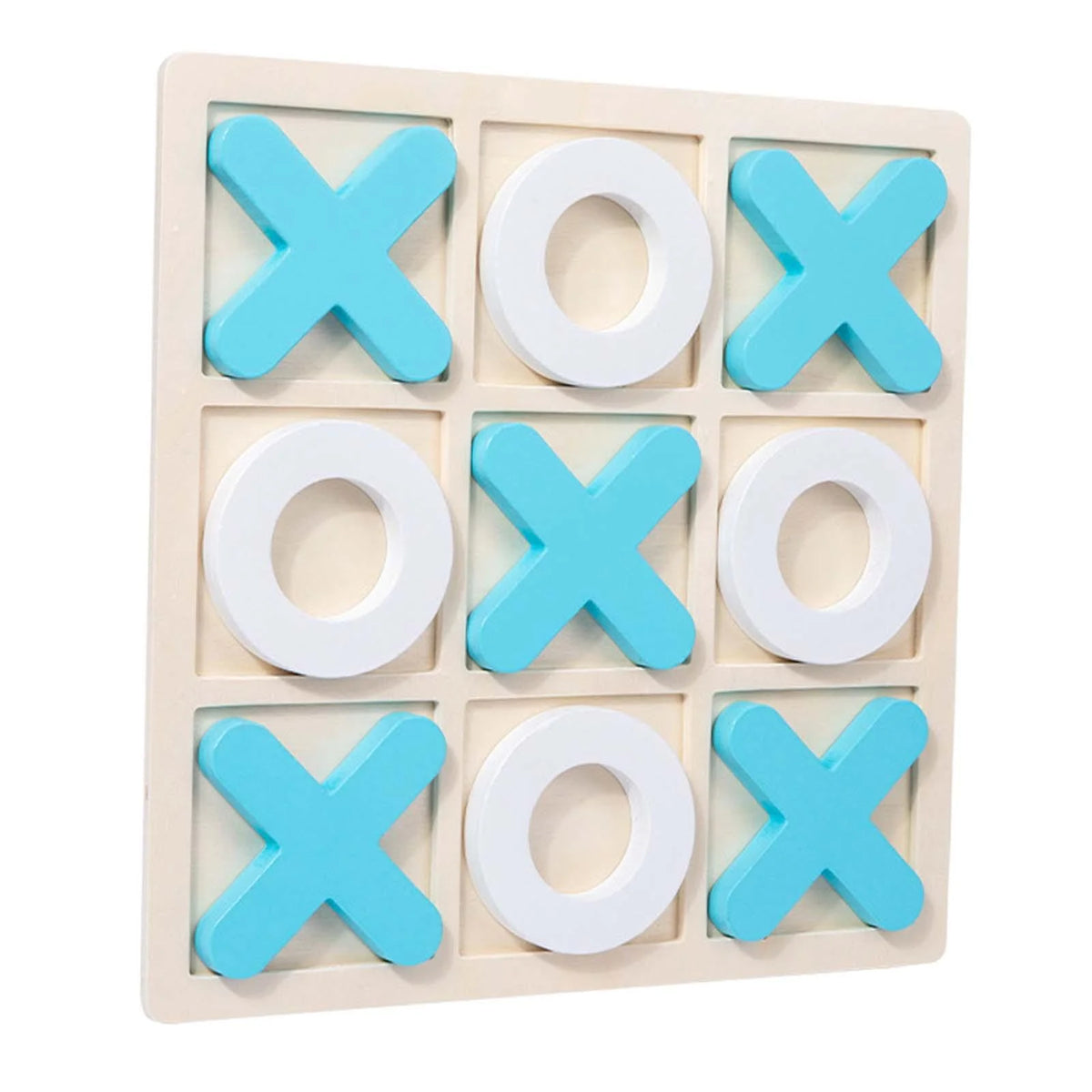 Wooden Tic Tac Toe Game 30x30x1.5cm L5786