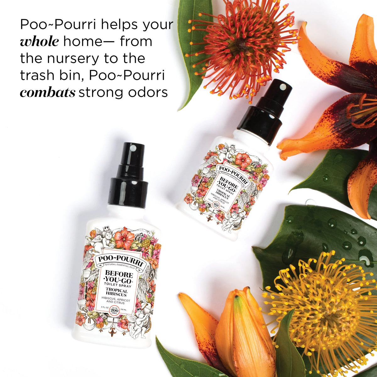Tropical Hibiscus Scent Toilet Spray, 16 Fl oz Y380773