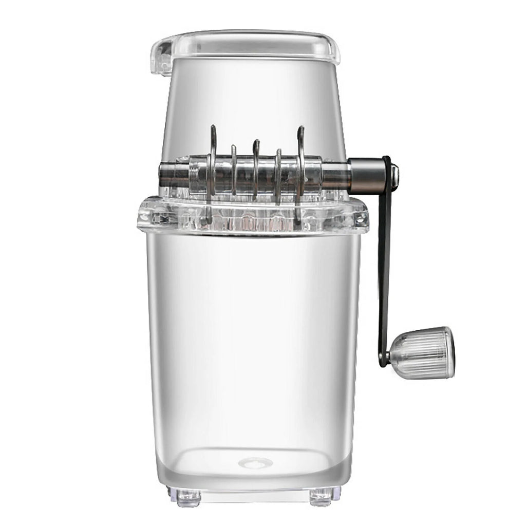 Manual Ice Crusher Shaver with 4 Rubber Ant-skid Knobs J1605
