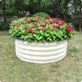 42 Round Ivory Raised Garden Bed K442