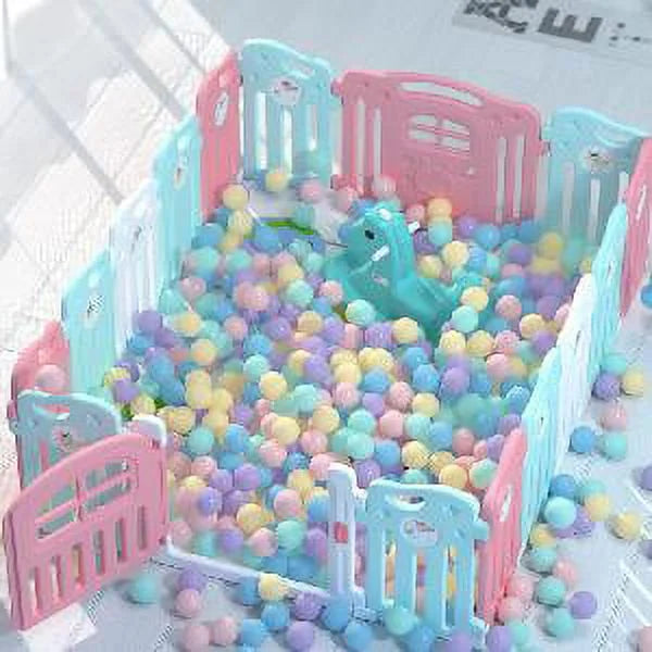 50 Soft Plastic Ball Pit Balls with Storage Bag R3654