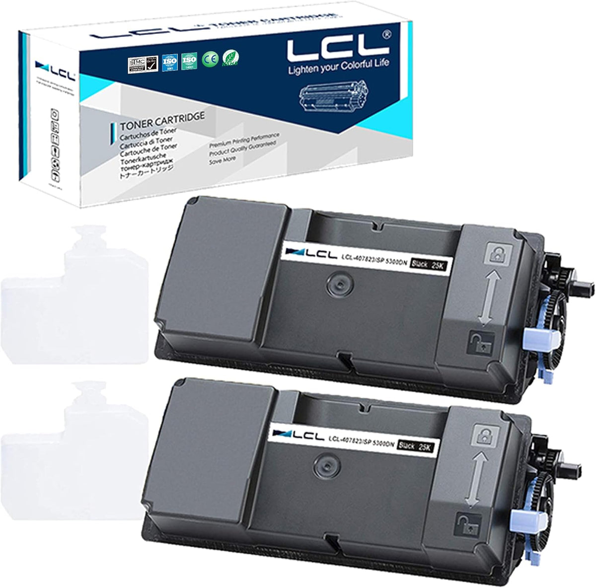 Compatible Toner Cartridge Replacement 2-Pack Black G477078