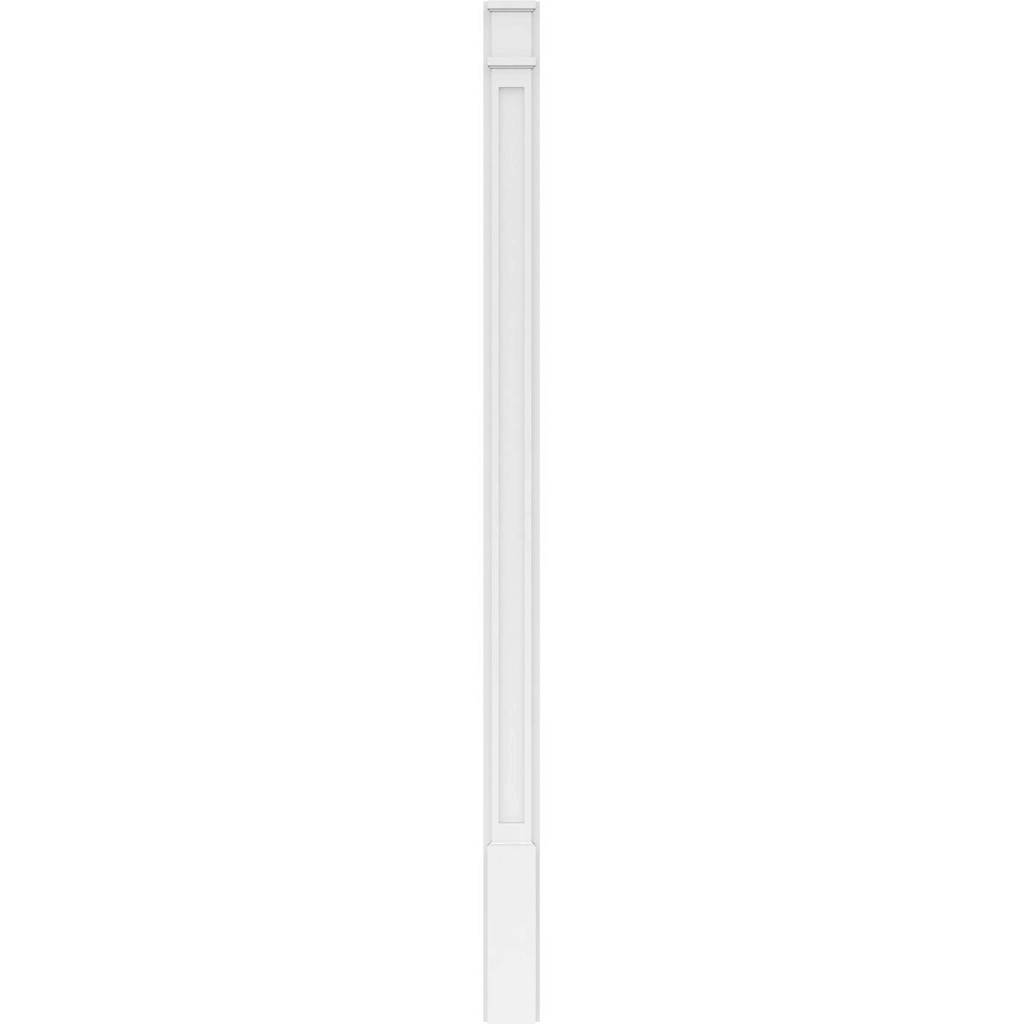 Flat Panel PVC Pilaster with Capital & Base (Pair) K9980