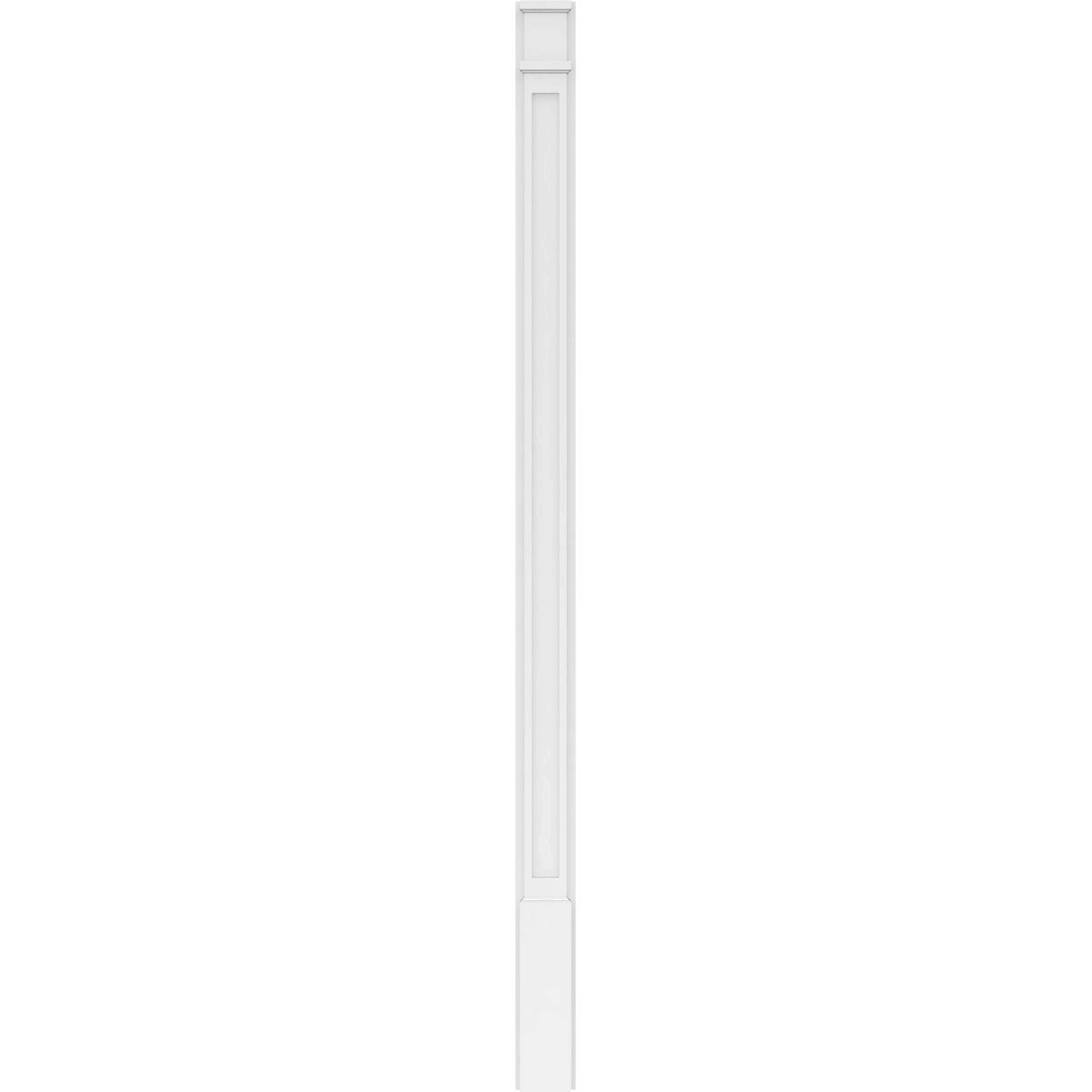 Flat Panel PVC Pilaster with Capital & Base (Pair) K9980