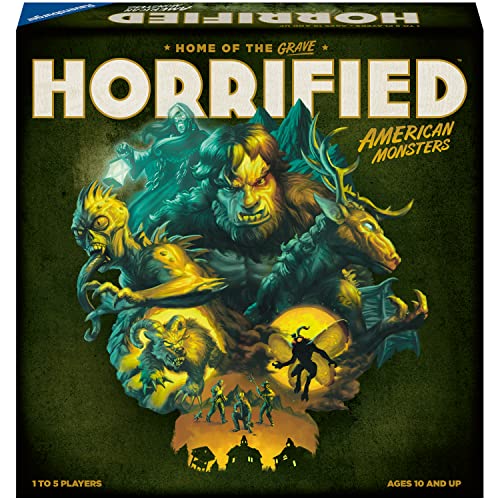 American Monsters Strategy Board Game E55893