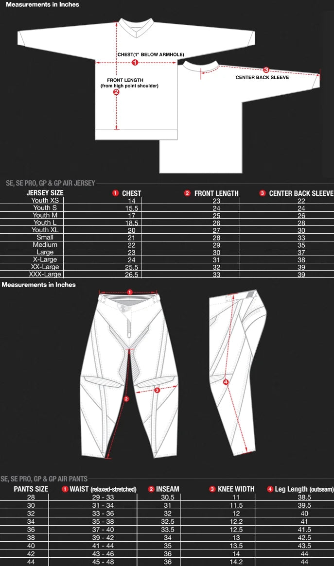 Motocross Jersey and Pants Combo Black Blue Y1974